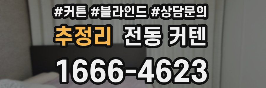 추정리 전동 커텐