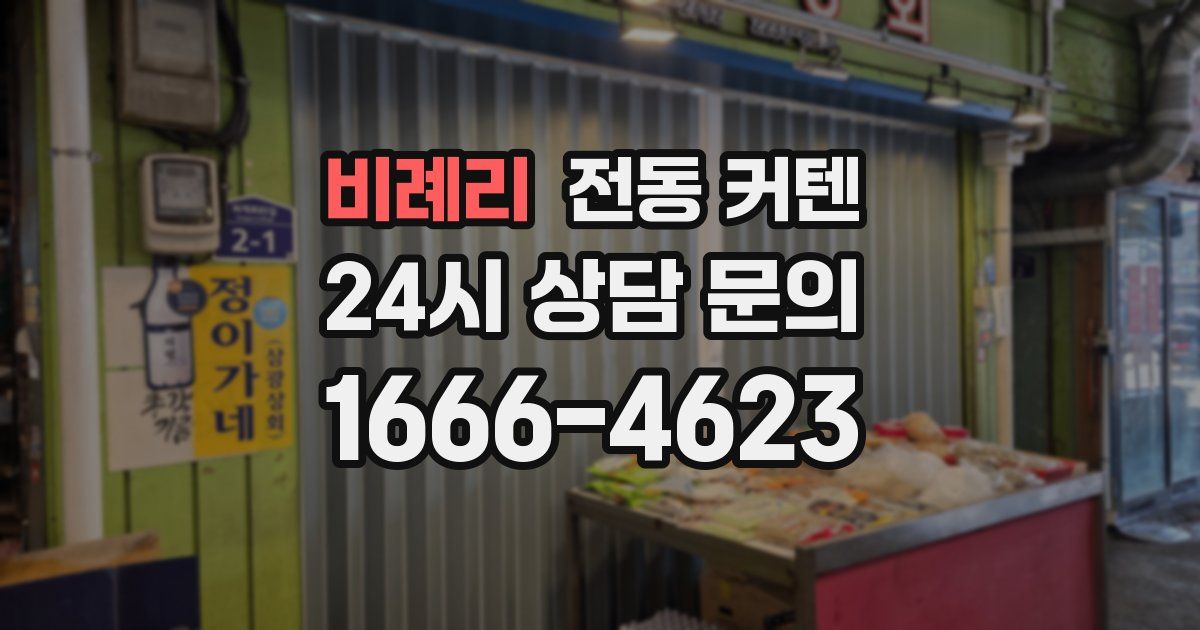 비례리 전동 커텐