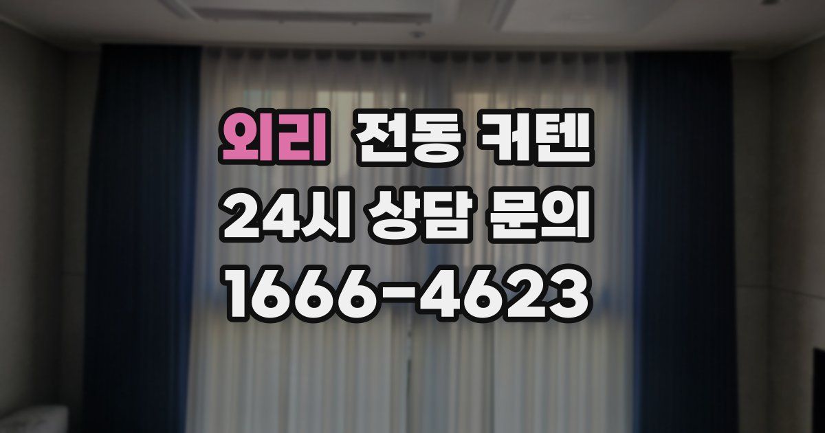 외리 전동 커텐