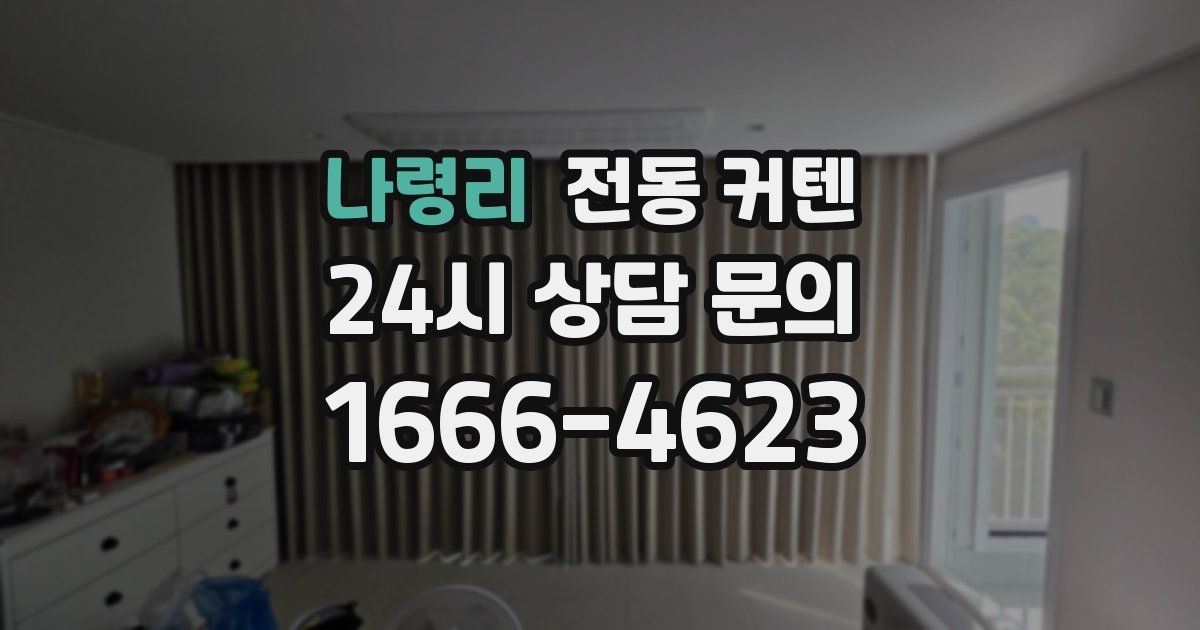 나령리 전동 커텐