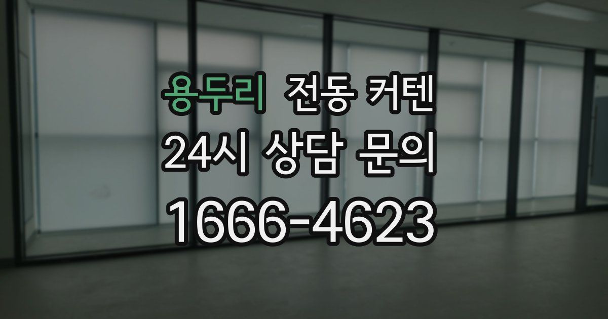 용두리 전동 커텐