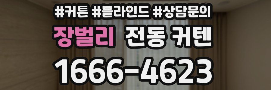 장벌리 전동 커텐