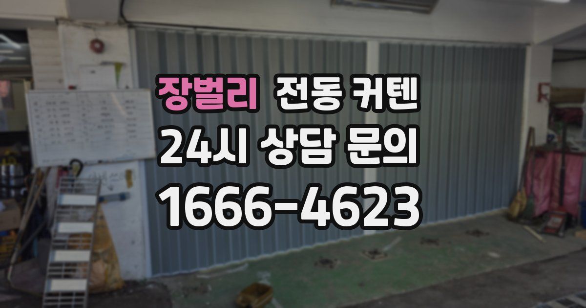 장벌리 전동 커텐