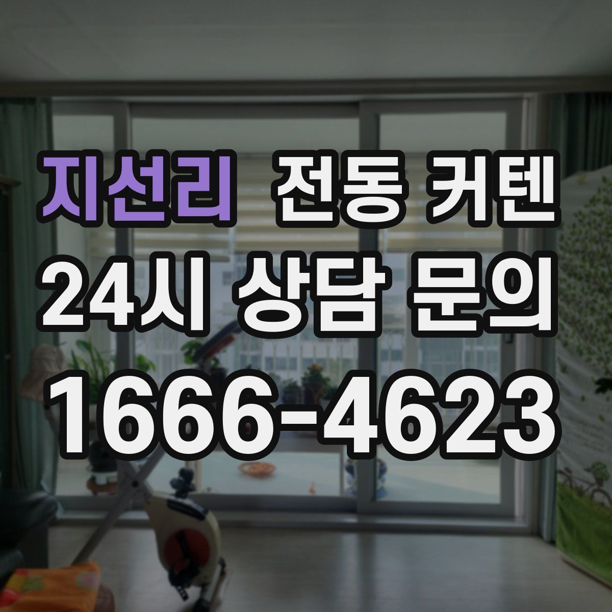 지선리 전동 커텐
