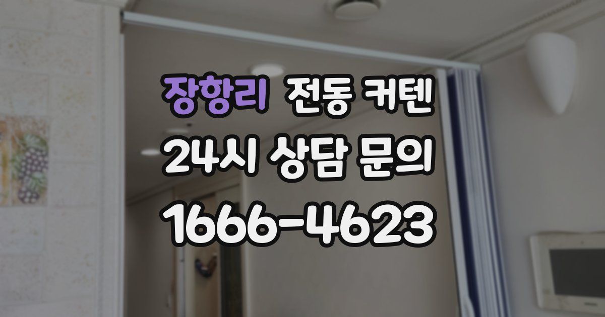 장항리 전동 커텐