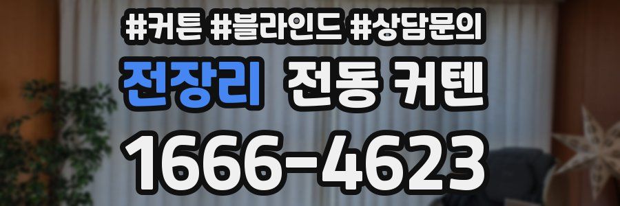 전장리 전동 커텐