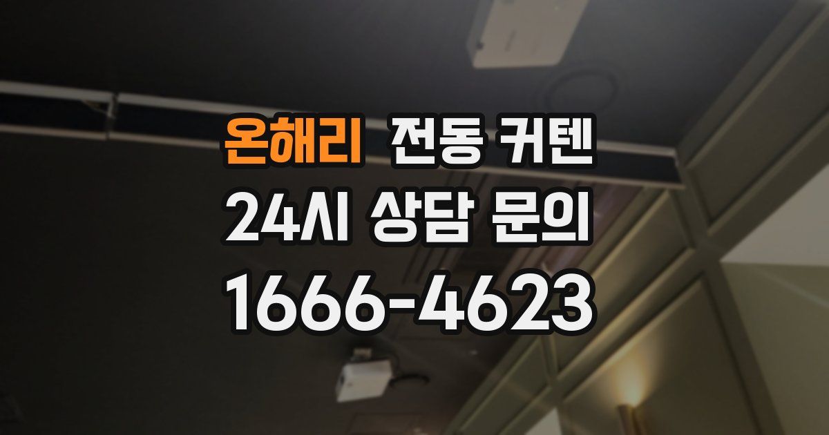 온해리 전동 커텐