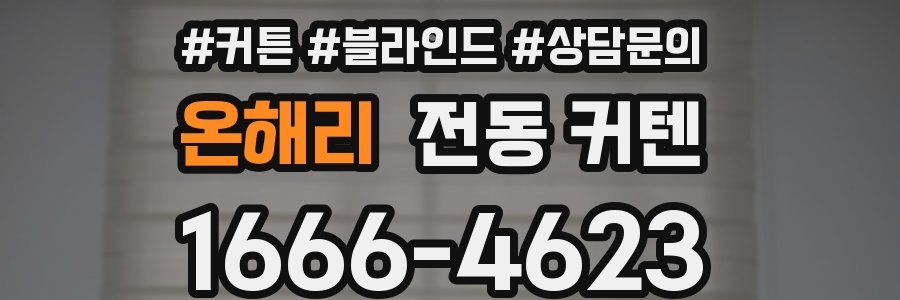 온해리 전동 커텐