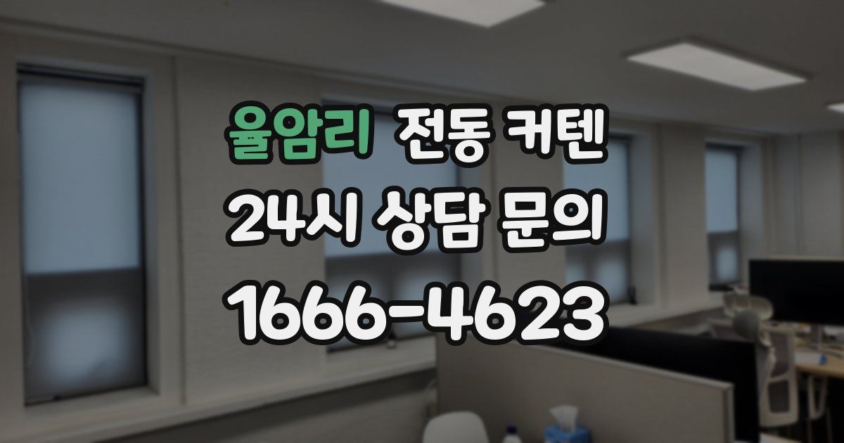 율암리 전동 커텐