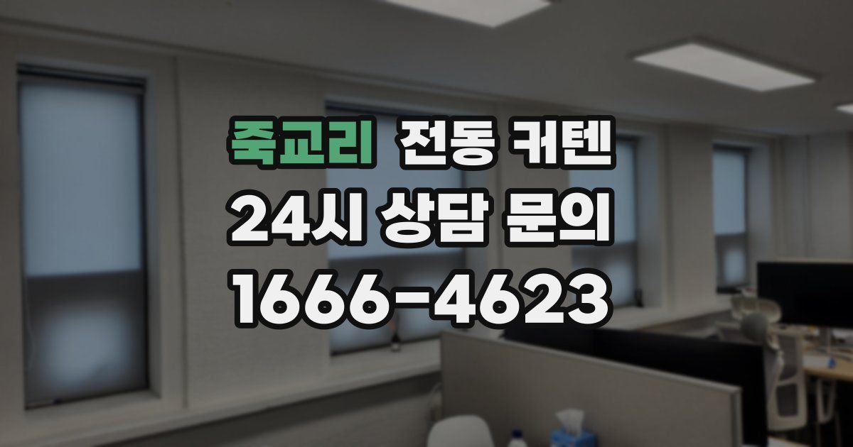 죽교리 전동 커텐