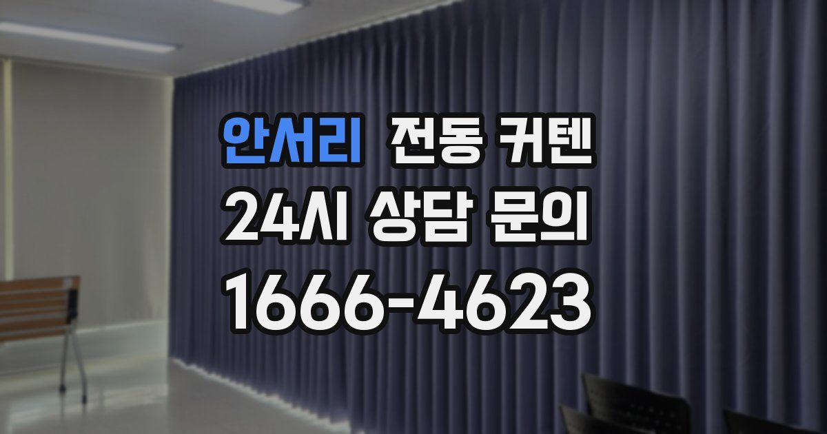 안서리 전동 커텐