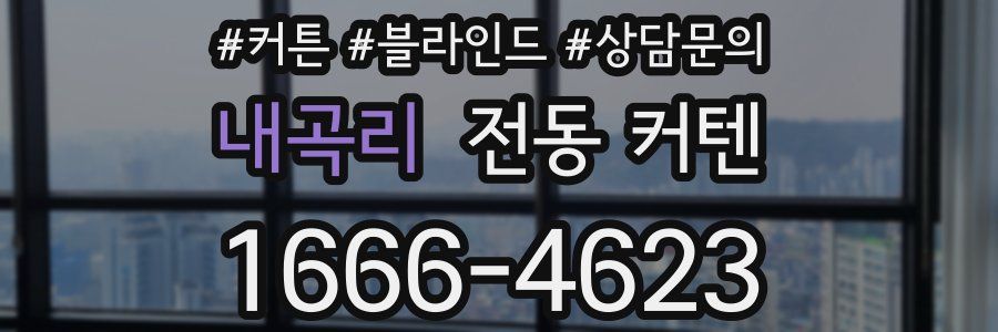 내곡리 전동 커텐