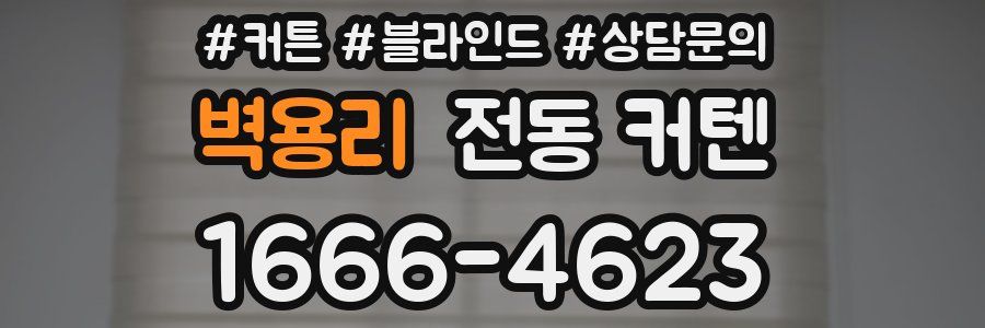 벽용리 전동 커텐