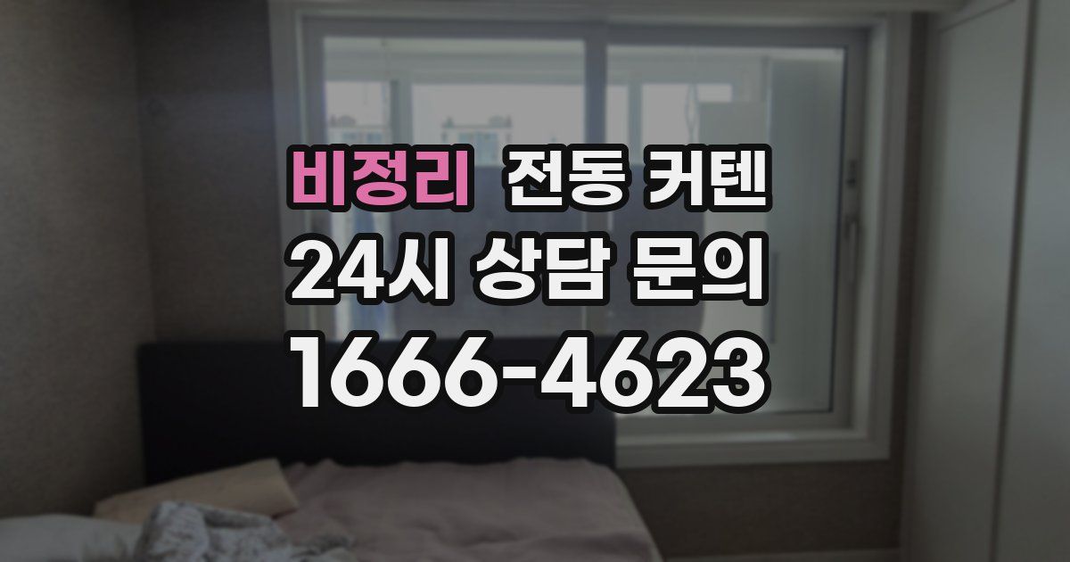 비정리 전동 커텐