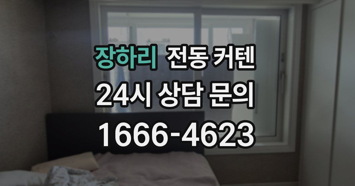 장하리 전동 커텐