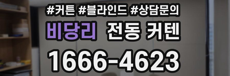 비당리 전동 커텐