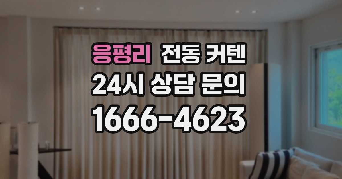 응평리 전동 커텐