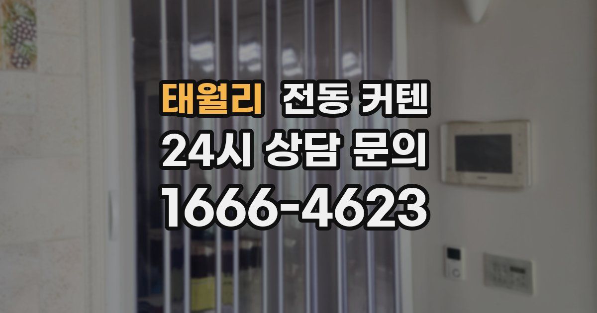 태월리 전동 커텐