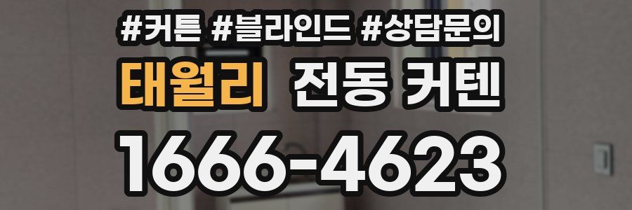 태월리 전동 커텐
