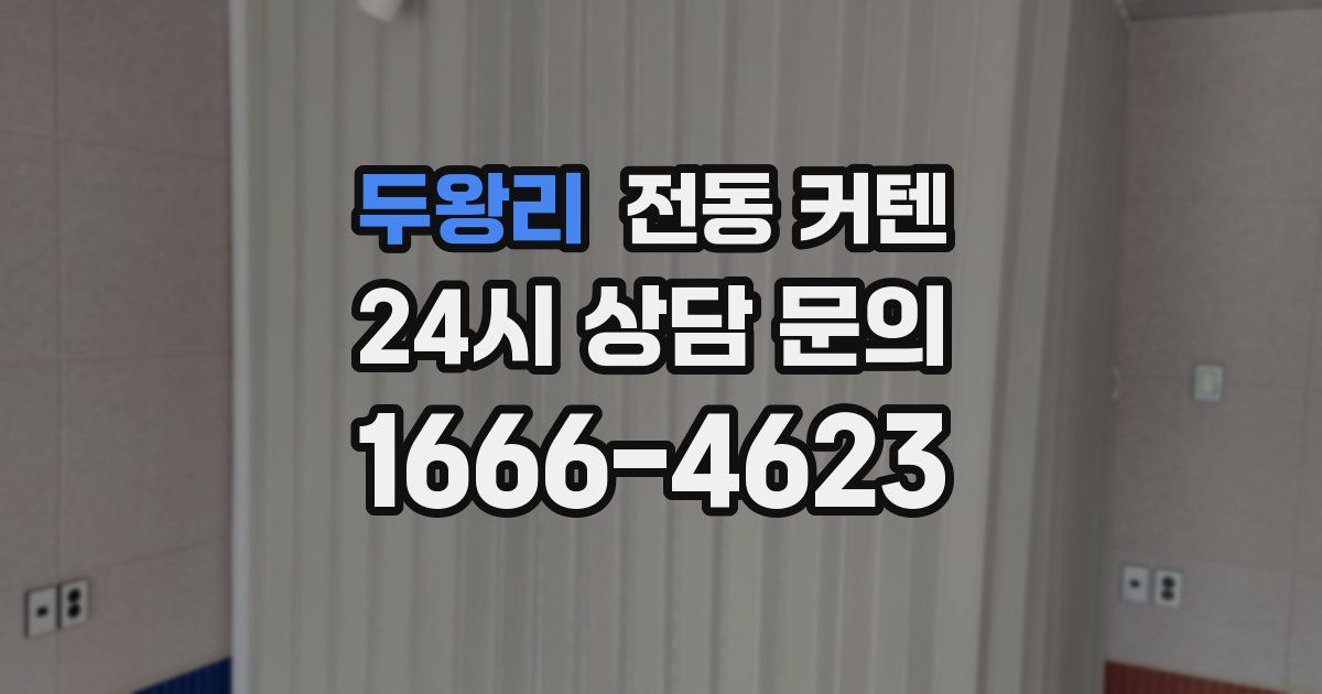두왕리 전동 커텐