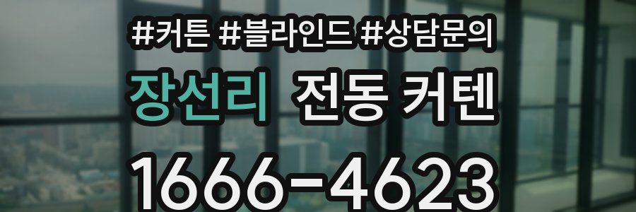 장선리 전동 커텐