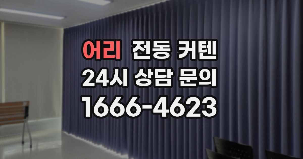 어리 전동 커텐