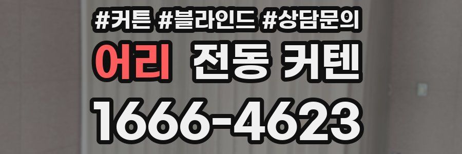 어리 전동 커텐