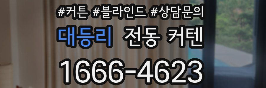 대등리 전동 커텐