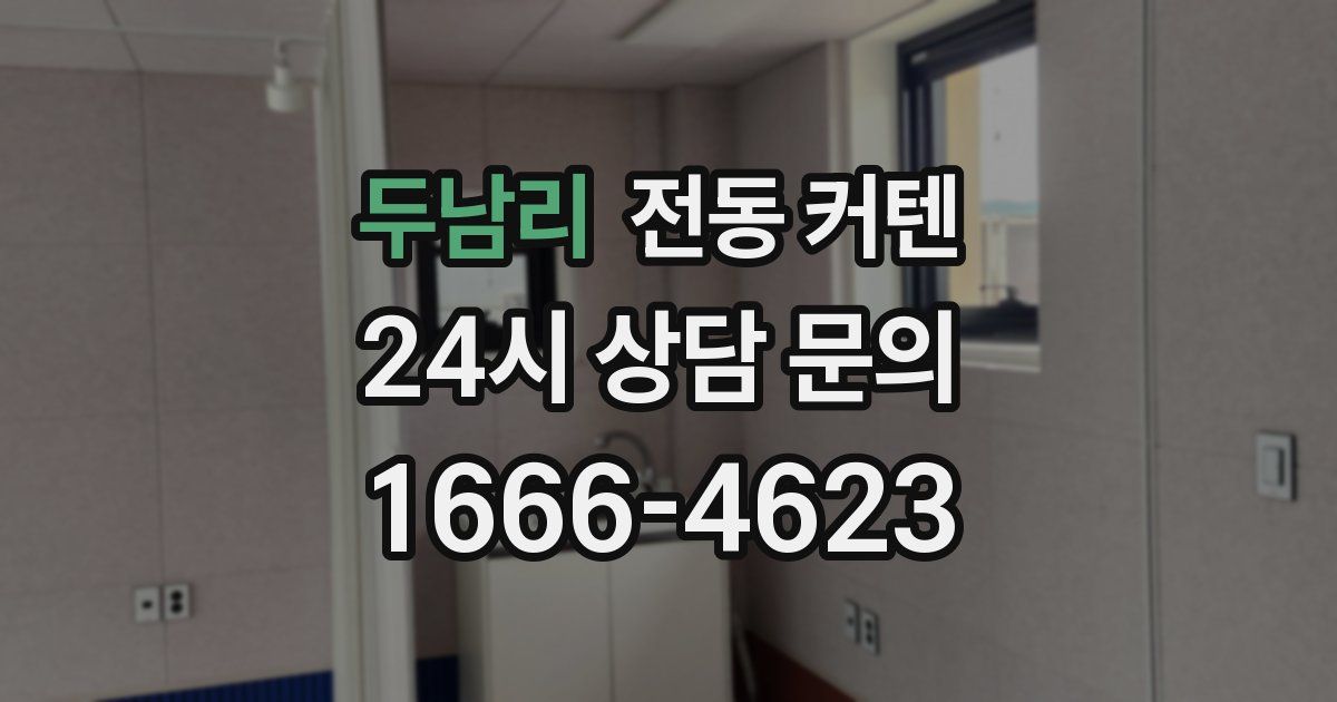 두남리 전동 커텐