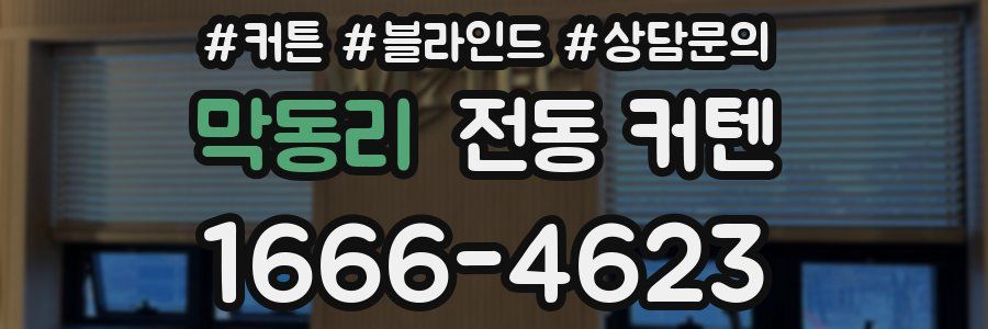 막동리 전동 커텐