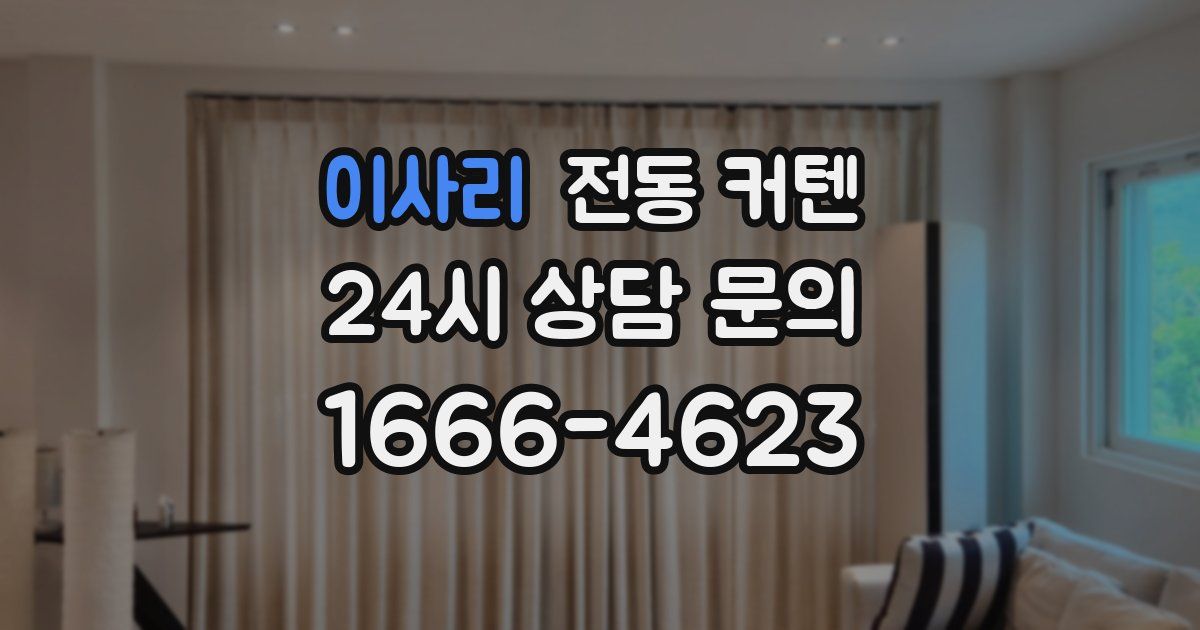 이사리 전동 커텐