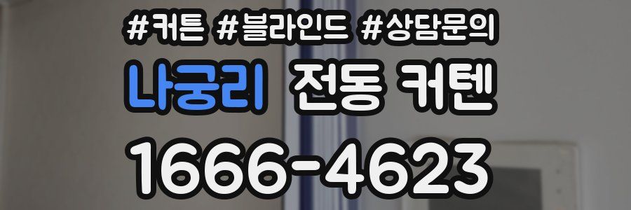 나궁리 전동 커텐