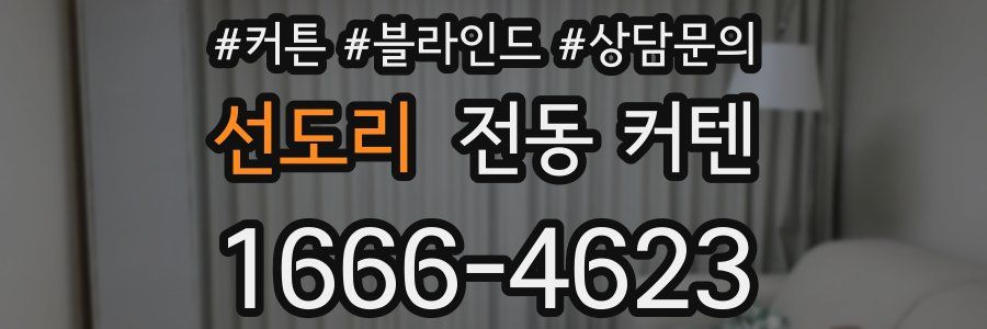 선도리 전동 커텐