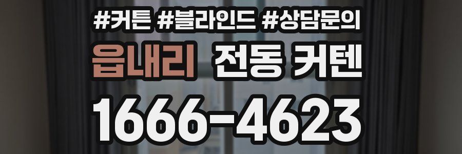 읍내리 전동 커텐