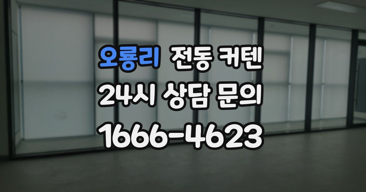 오룡리 전동 커텐