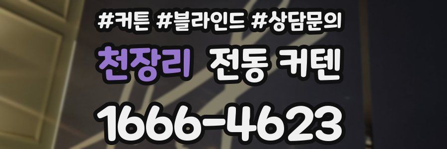 천장리 전동 커텐