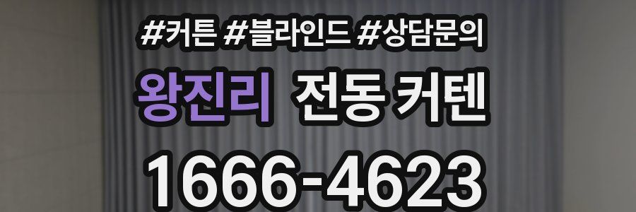 왕진리 전동 커텐
