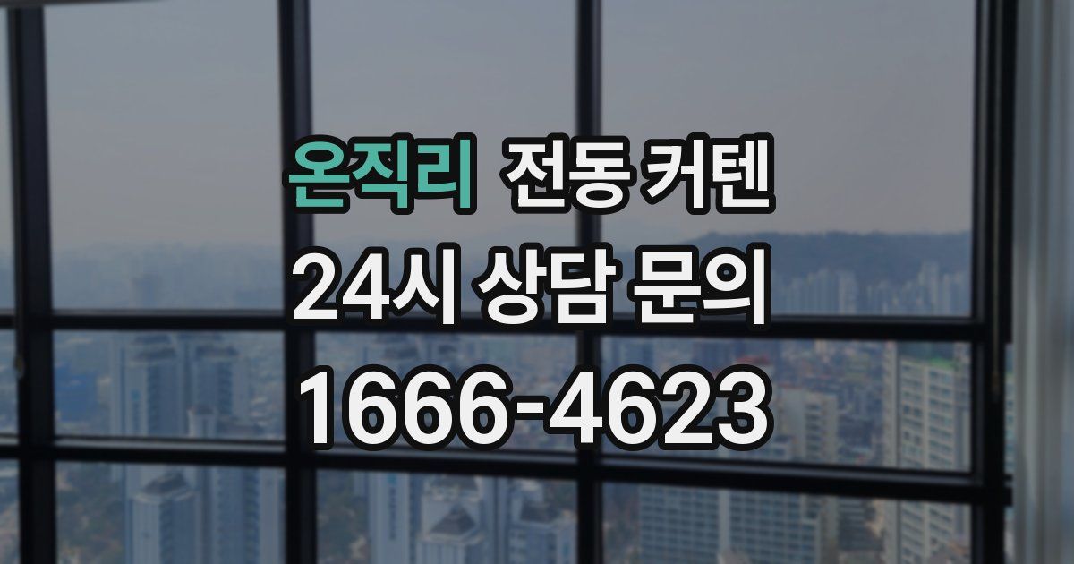 온직리 전동 커텐