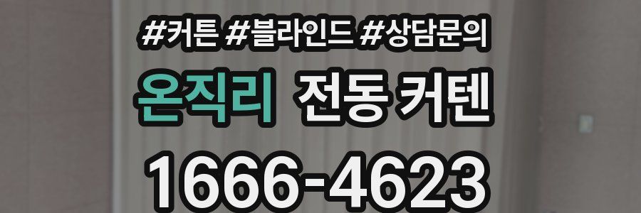 온직리 전동 커텐