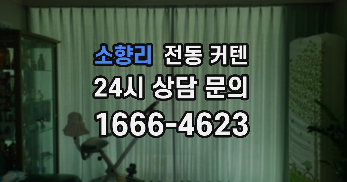 소향리 전동 커텐