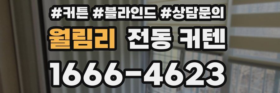 월림리 전동 커텐