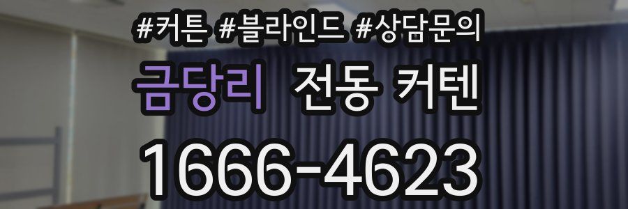 금당리 전동 커텐
