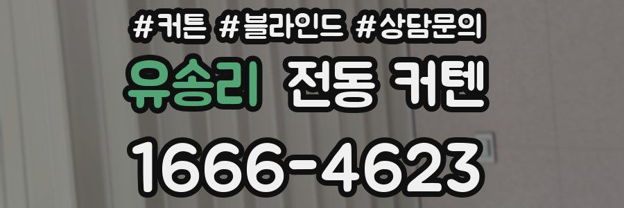 유송리 전동 커텐