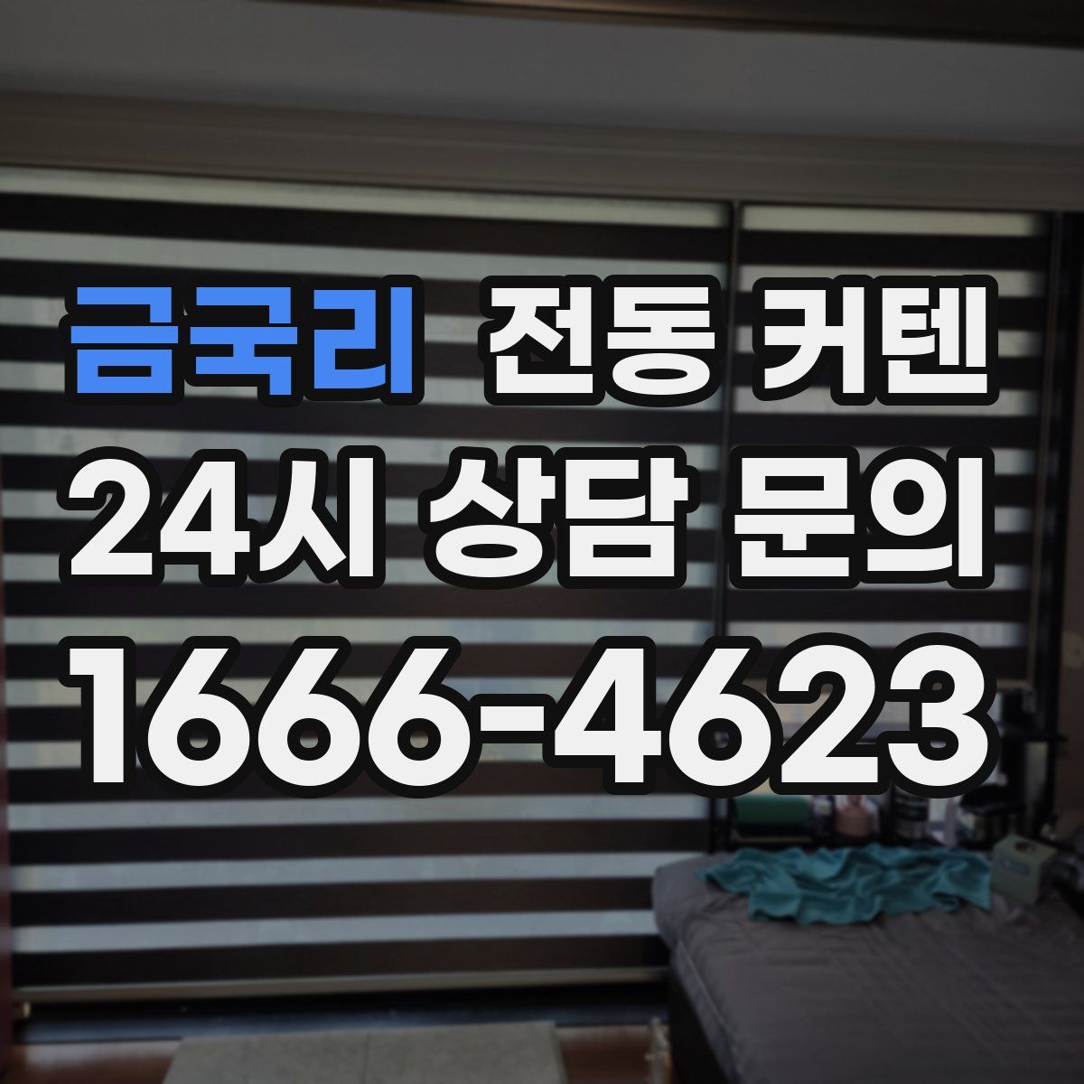 금국리 전동 커텐