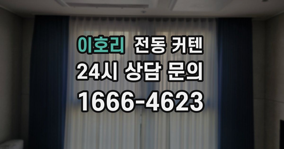 이호리 전동 커텐