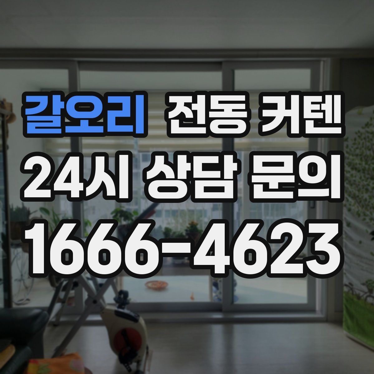 갈오리 전동 커텐