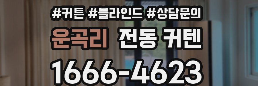 운곡리 전동 커텐