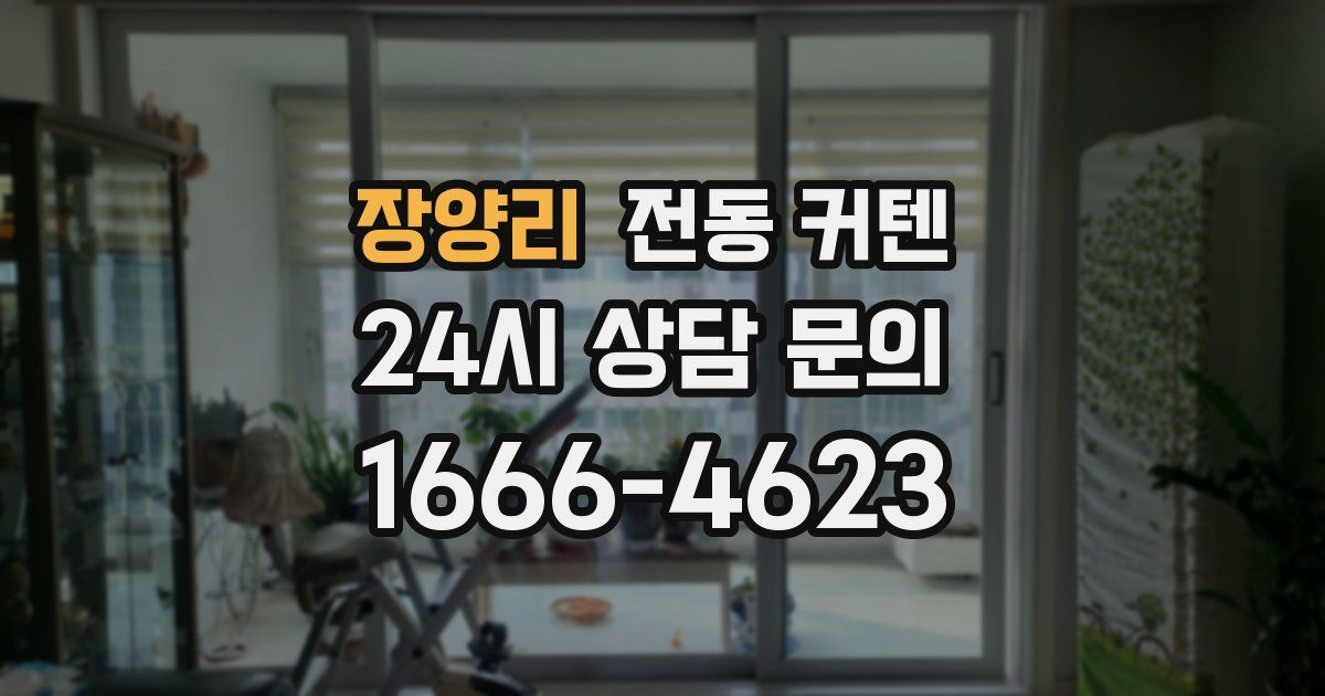 장양리 전동 커텐