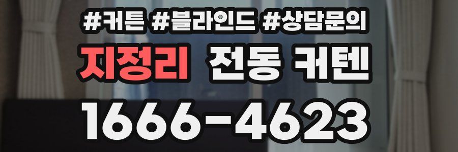 지정리 전동 커텐
