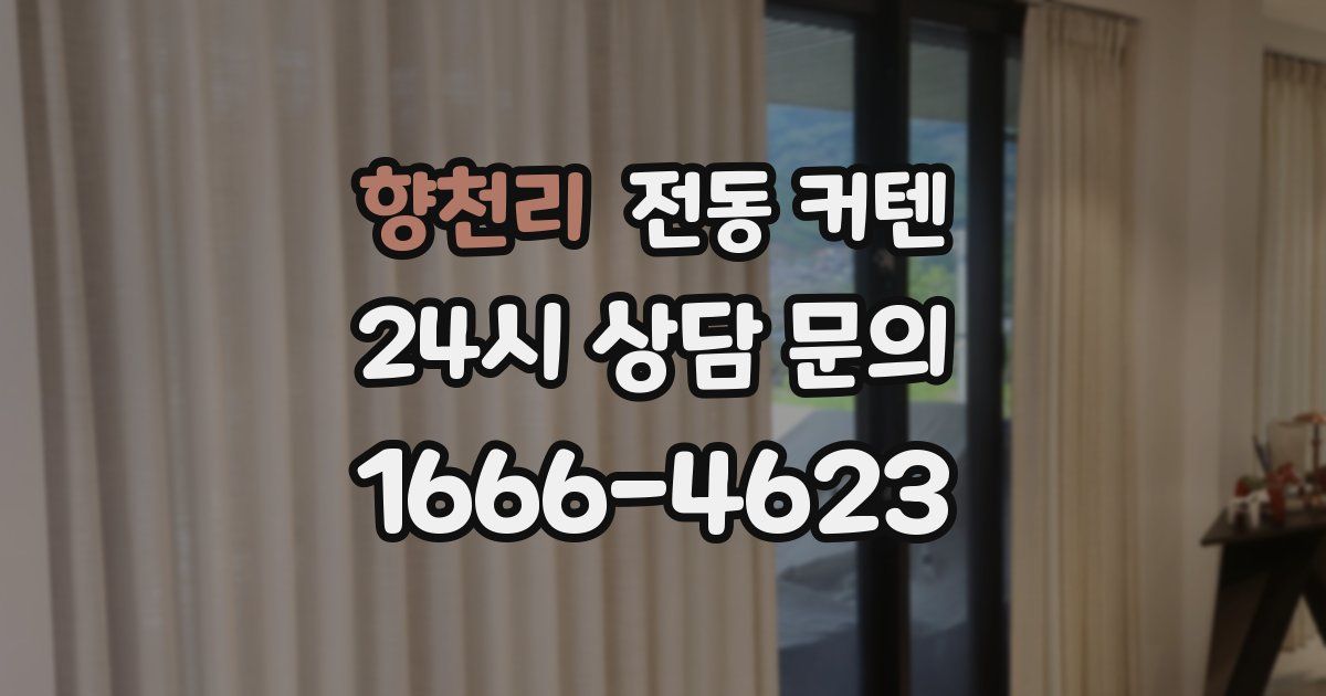 향천리 전동 커텐